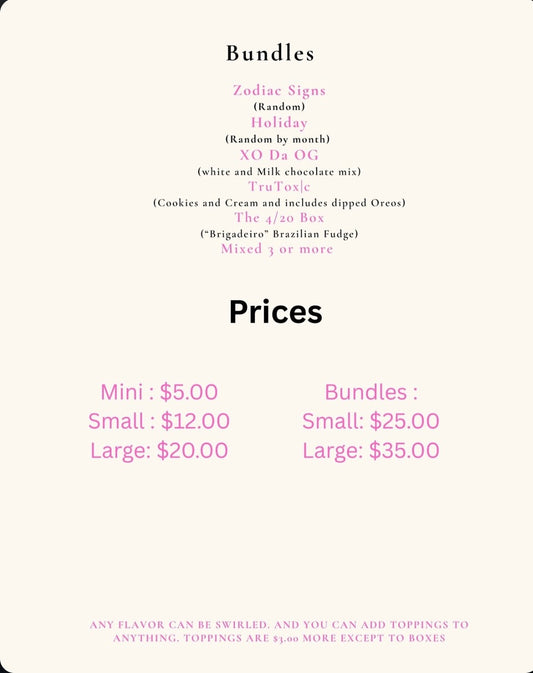 Menu Items